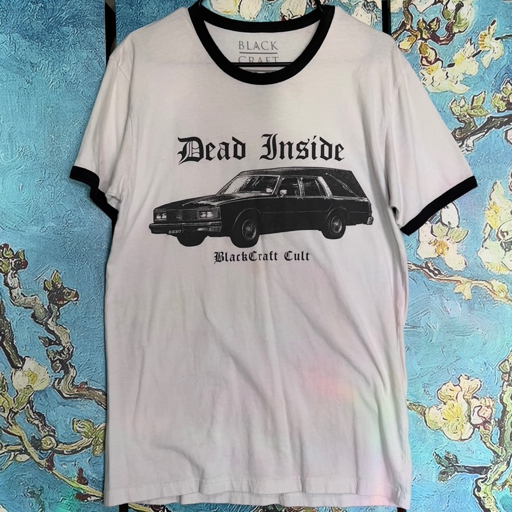 Dead Inside BlackCraft Cult Ringer Tee